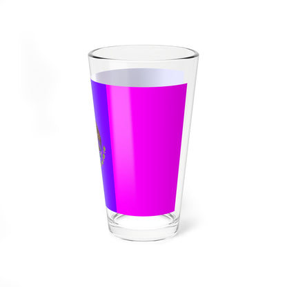 Bisexual Pride Flag of Mexico (Mexico) Pint Glass 16oz