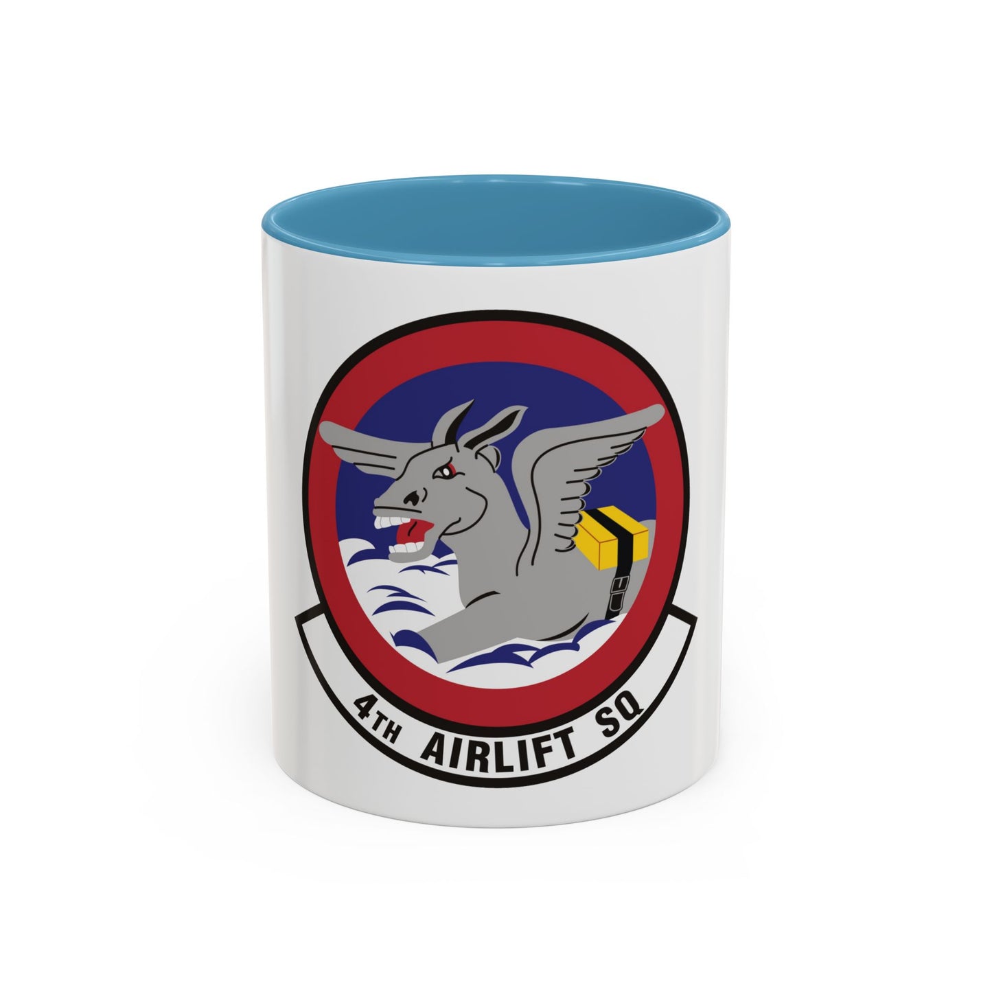 4th Airlift Squadron (U.S. Air Force) Accent Coffee Mug
