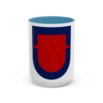 501st Infantry Regiment (U.S. Army) Accent Coffee Mug 15oz Light Blue - Go Mug Yourself