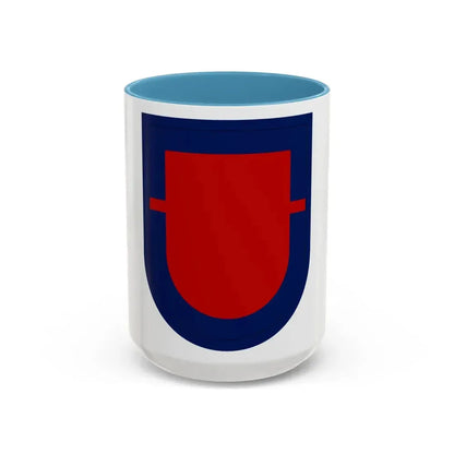 501st Infantry Regiment (U.S. Army) Accent Coffee Mug 15oz Light Blue - Go Mug Yourself