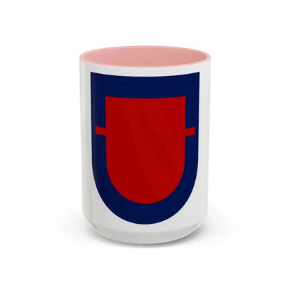501st Infantry Regiment (U.S. Army) Accent Coffee Mug 15oz Pink - Go Mug Yourself
