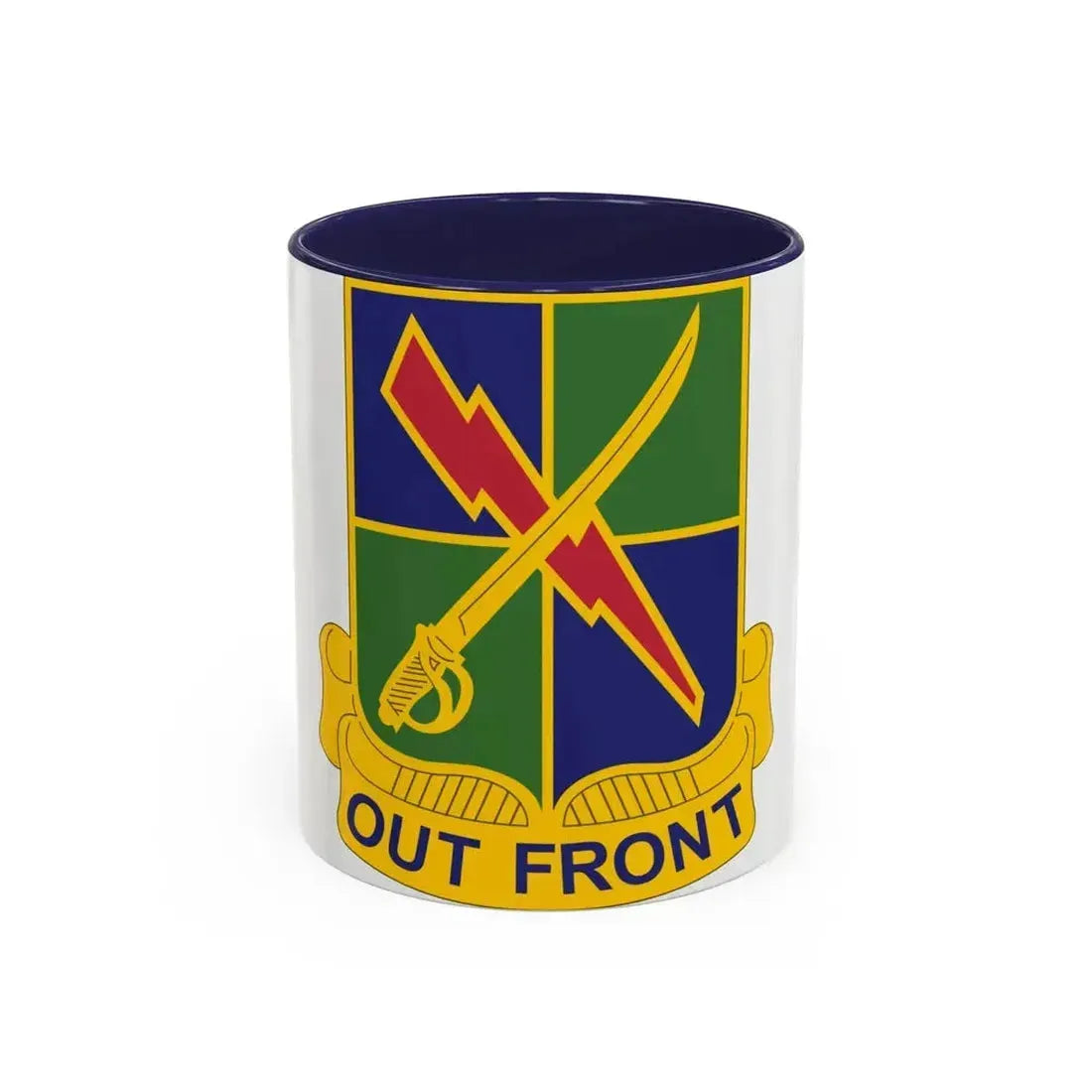 501st Military Intelligence Battalion (U.S. Army) Accent Coffee Mug 11oz Navy - Go Mug Yourself