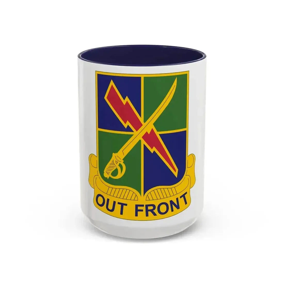 501st Military Intelligence Battalion (U.S. Army) Accent Coffee Mug 15oz Navy - Go Mug Yourself