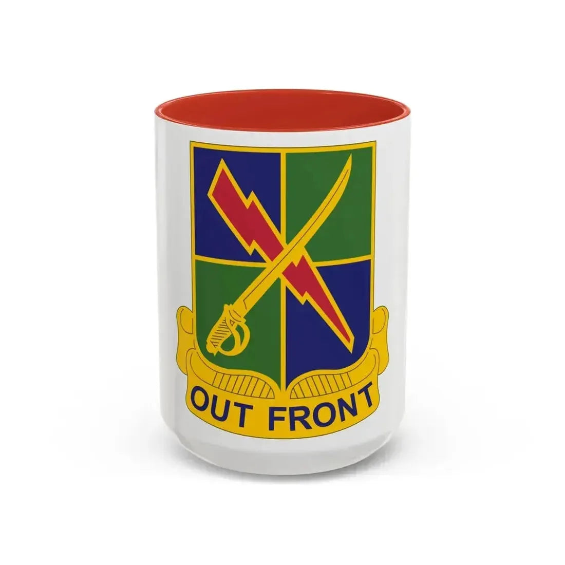 501st Military Intelligence Battalion (U.S. Army) Accent Coffee Mug 15oz Red - Go Mug Yourself