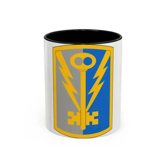 501st Military Intelligence Brigade (U.S. Army) Accent Coffee Mug 11oz Black - Go Mug Yourself