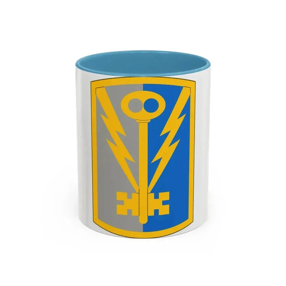 501st Military Intelligence Brigade (U.S. Army) Accent Coffee Mug 11oz Light Blue - Go Mug Yourself