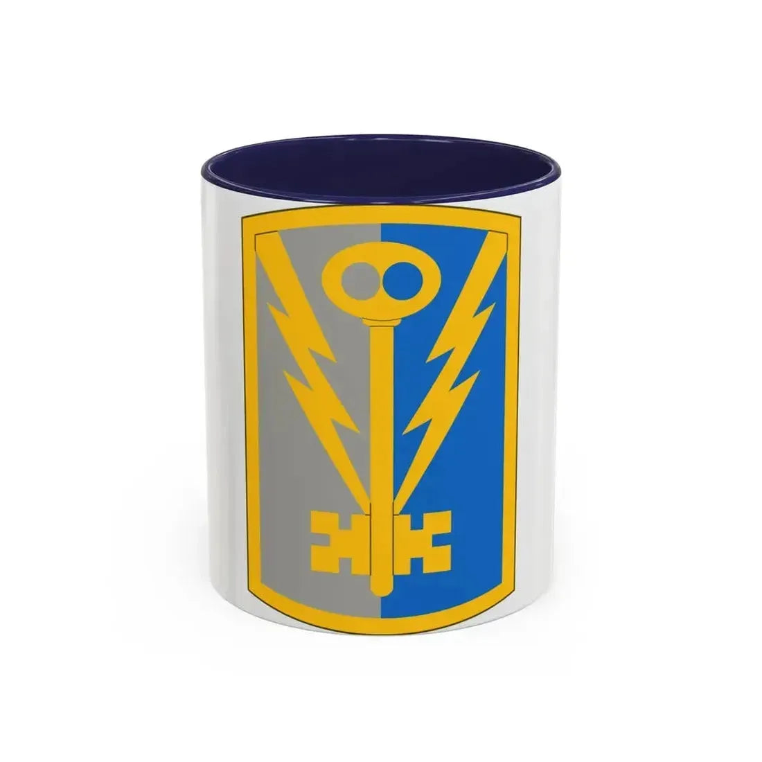 501st Military Intelligence Brigade (U.S. Army) Accent Coffee Mug 11oz Navy - Go Mug Yourself