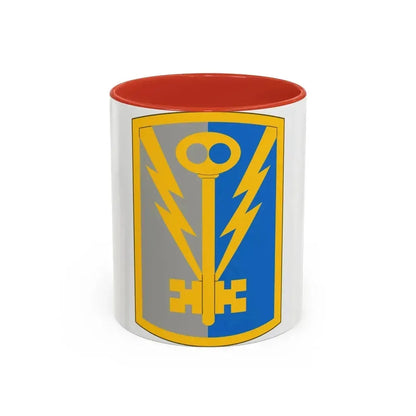 501st Military Intelligence Brigade (U.S. Army) Accent Coffee Mug 11oz Red - Go Mug Yourself