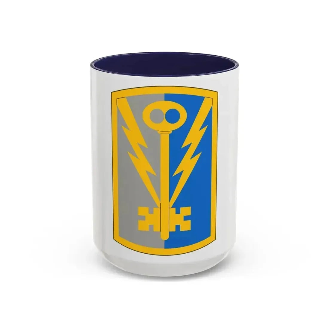 501st Military Intelligence Brigade (U.S. Army) Accent Coffee Mug 15oz Navy - Go Mug Yourself