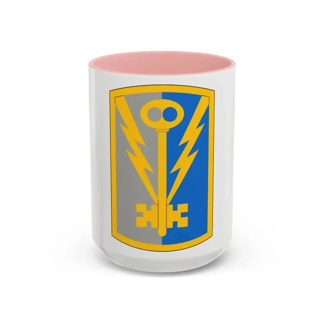 501st Military Intelligence Brigade (U.S. Army) Accent Coffee Mug 15oz Pink - Go Mug Yourself