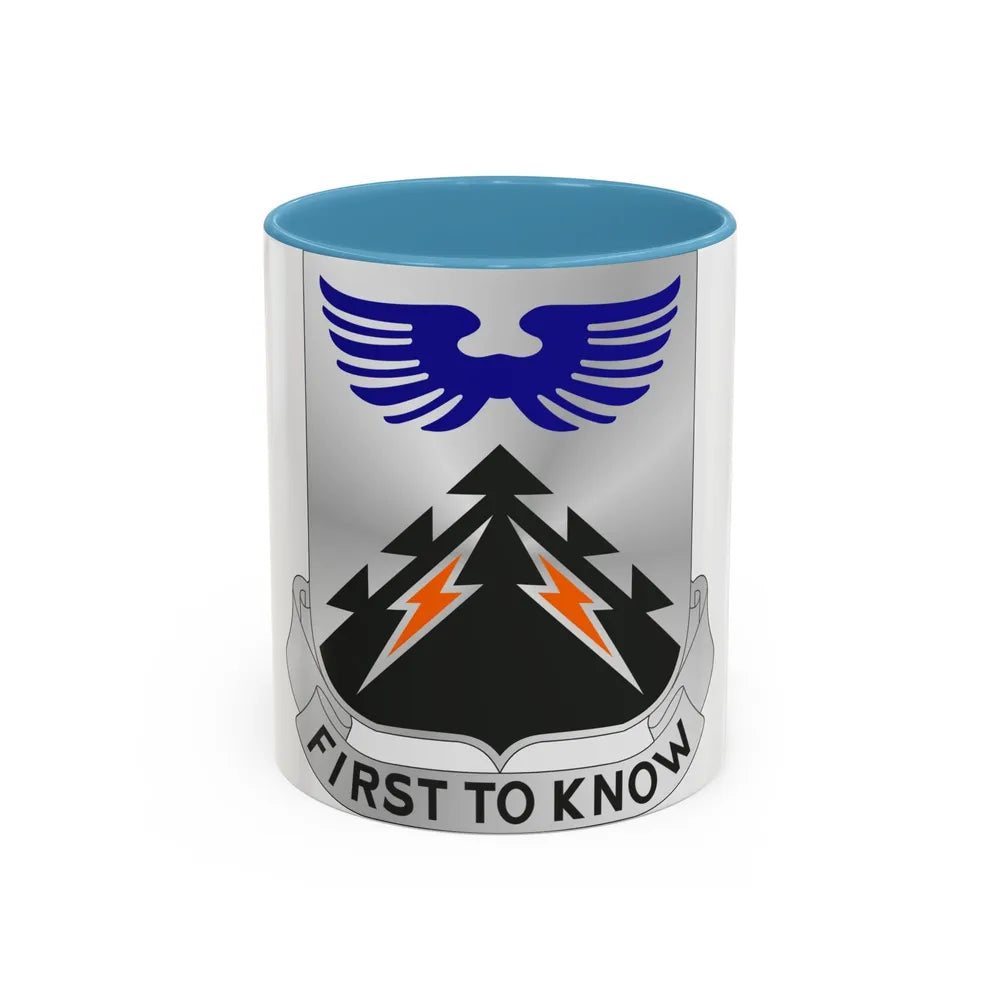 502 Aviation Regiment (U.S. Army) Accent Coffee Mug-11oz-Light Blue-Go Mug Yourself