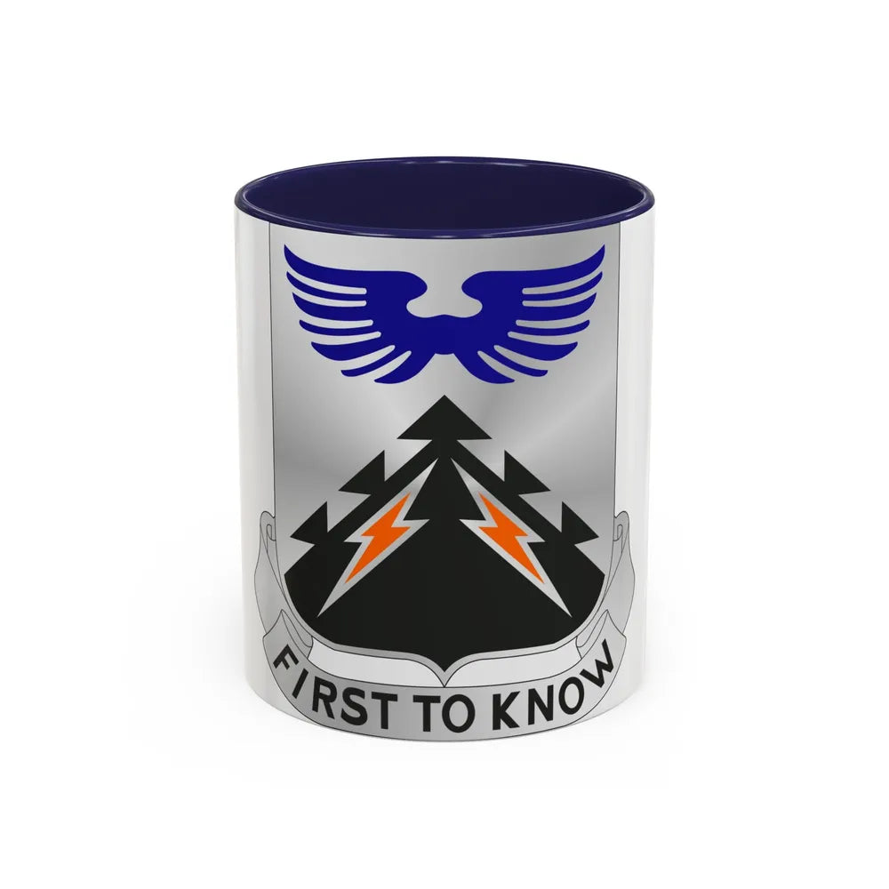 502 Aviation Regiment (U.S. Army) Accent Coffee Mug-11oz-Navy-Go Mug Yourself