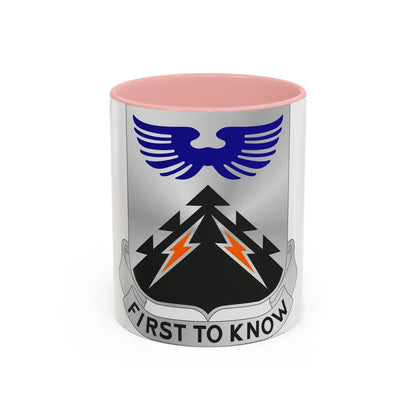 502 Aviation Regiment (U.S. Army) Accent Coffee Mug-11oz-Pink-Go Mug Yourself