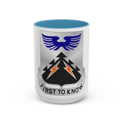 502 Aviation Regiment (U.S. Army) Accent Coffee Mug-15oz-Light Blue-Go Mug Yourself