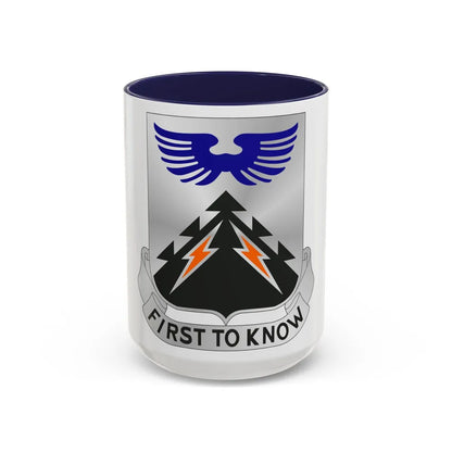 502 Aviation Regiment (U.S. Army) Accent Coffee Mug-15oz-Navy-Go Mug Yourself