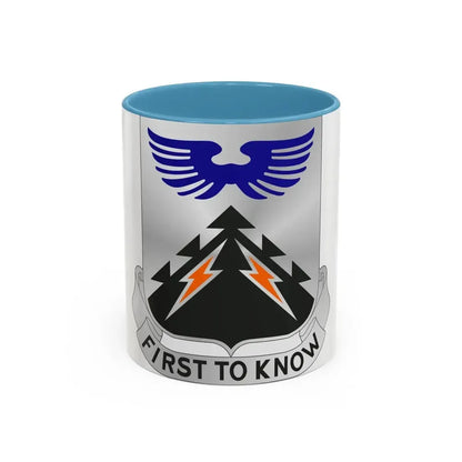 502 Aviation Regiment (U.S. Army) Accent Coffee Mug 11oz Light Blue - Go Mug Yourself
