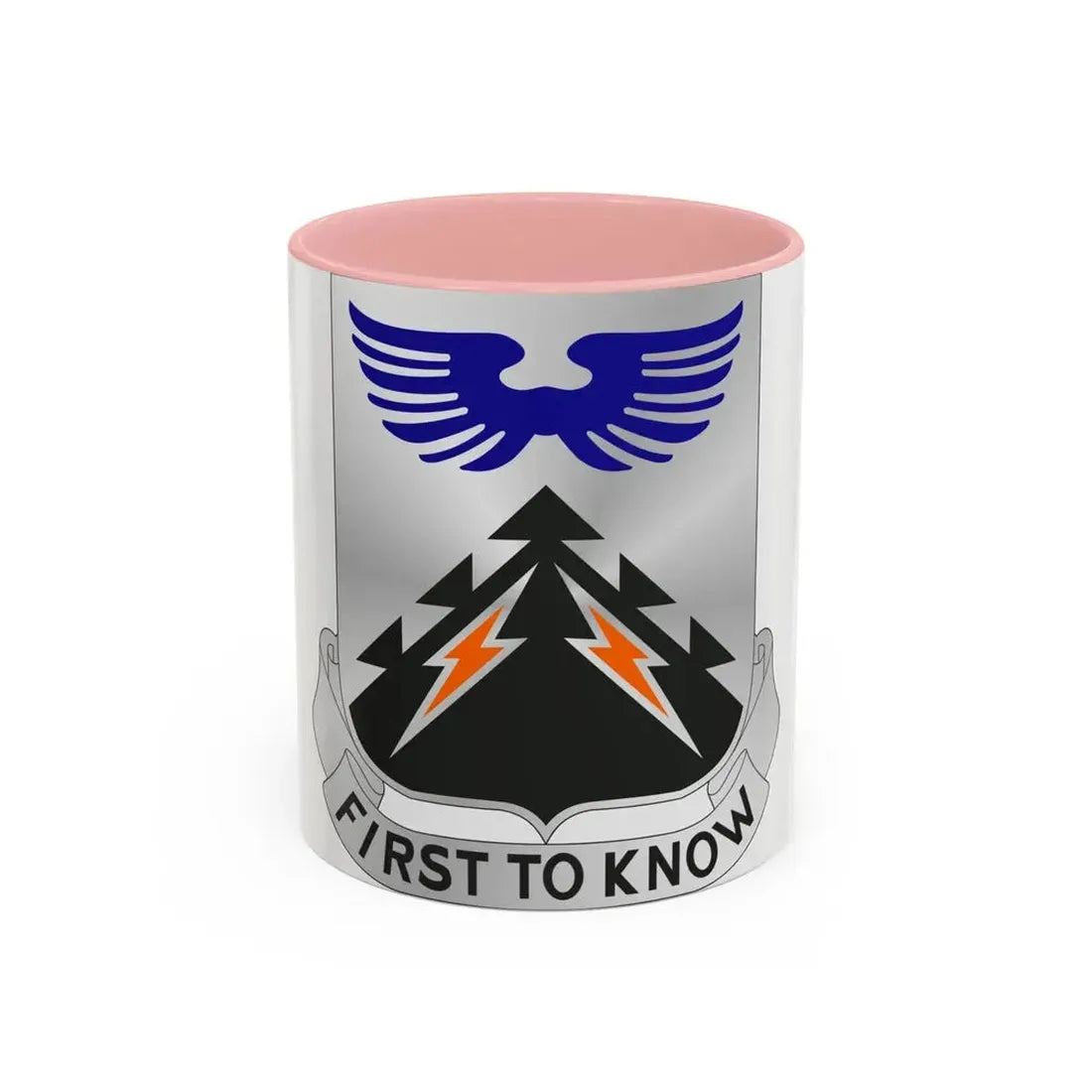 502 Aviation Regiment (U.S. Army) Accent Coffee Mug 11oz Pink - Go Mug Yourself