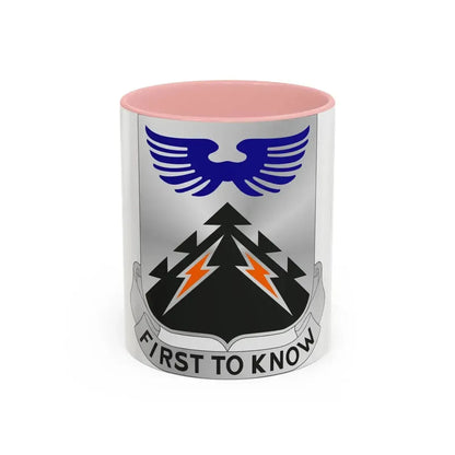 502 Aviation Regiment (U.S. Army) Accent Coffee Mug 11oz Pink - Go Mug Yourself