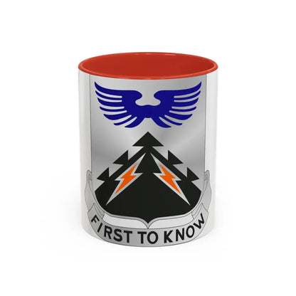 502 Aviation Regiment (U.S. Army) Accent Coffee Mug 11oz Red - Go Mug Yourself