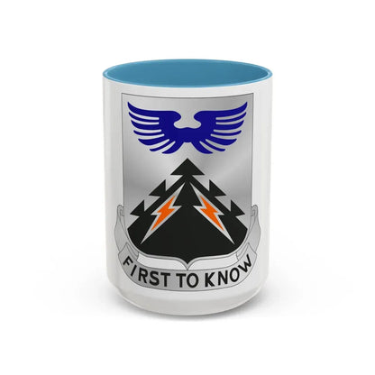 502 Aviation Regiment (U.S. Army) Accent Coffee Mug 15oz Light Blue - Go Mug Yourself