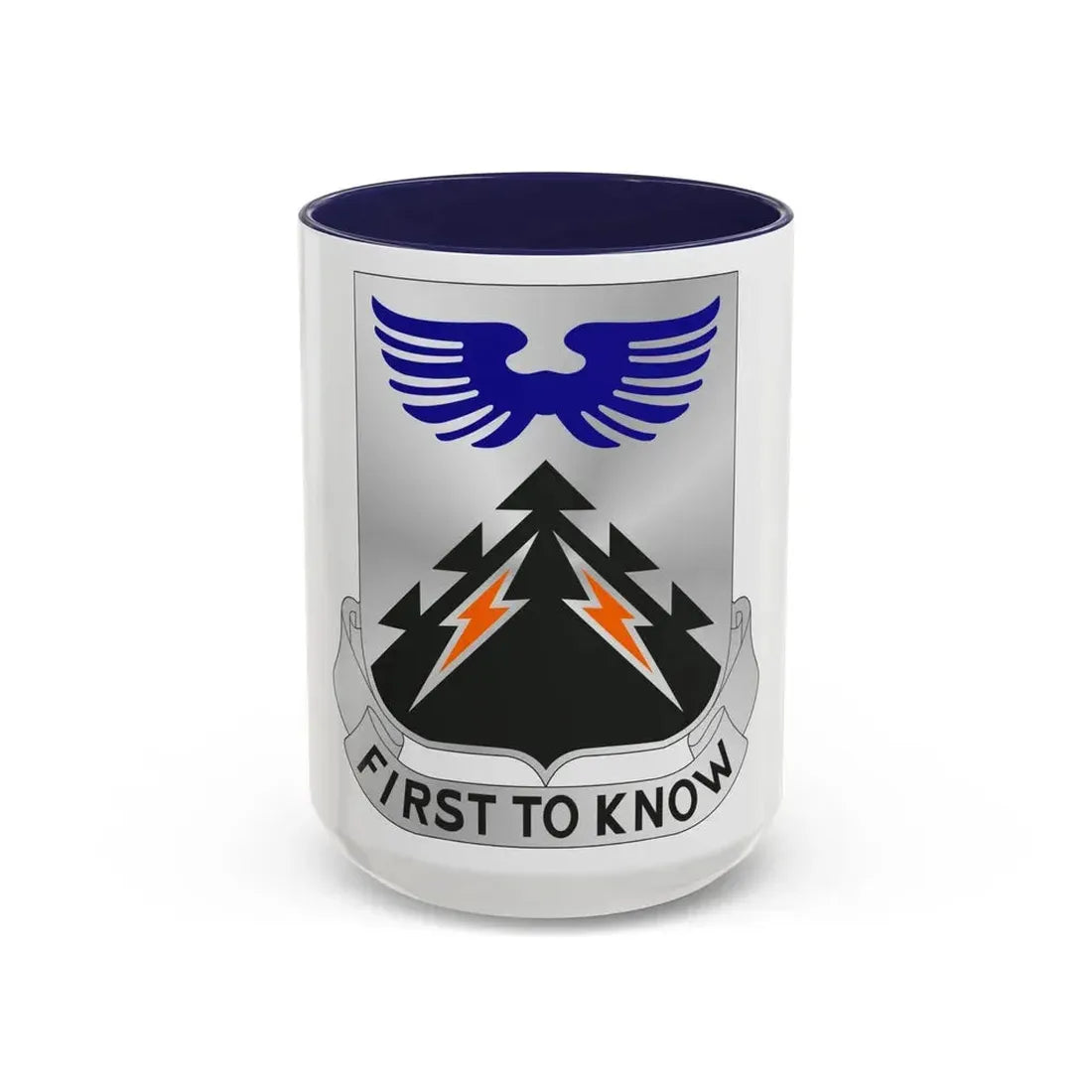 502 Aviation Regiment (U.S. Army) Accent Coffee Mug 15oz Navy - Go Mug Yourself