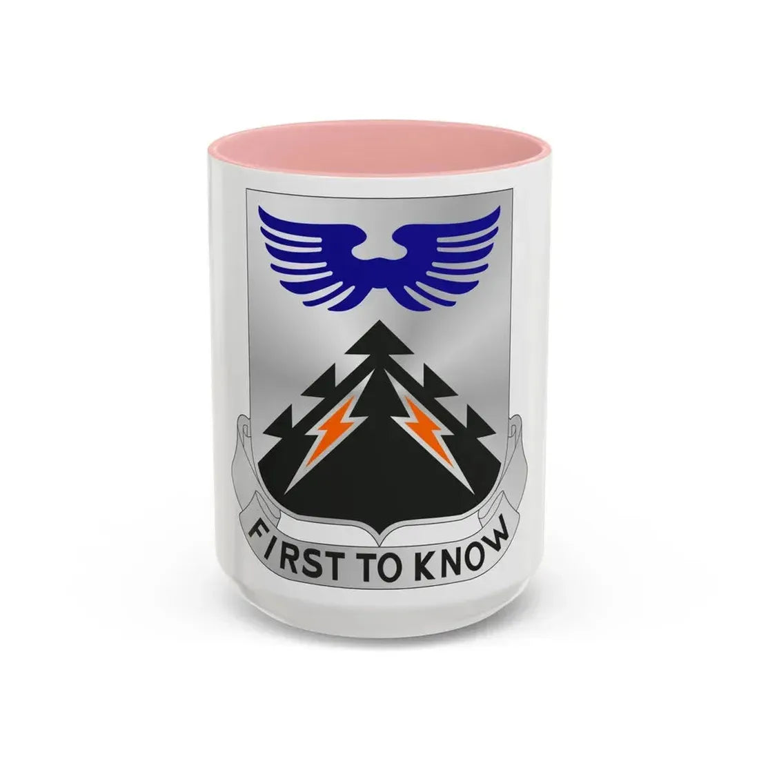502 Aviation Regiment (U.S. Army) Accent Coffee Mug 15oz Pink - Go Mug Yourself