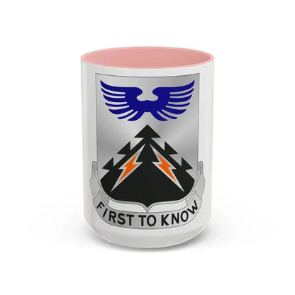 502 Aviation Regiment (U.S. Army) Accent Coffee Mug 15oz Pink - Go Mug Yourself