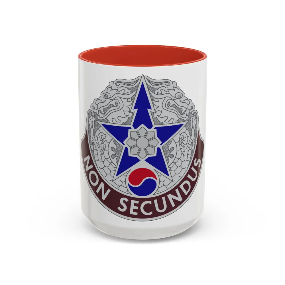 502 Field Hospital (U.S. Army) Accent Coffee Mug-15oz-Red-Go Mug Yourself