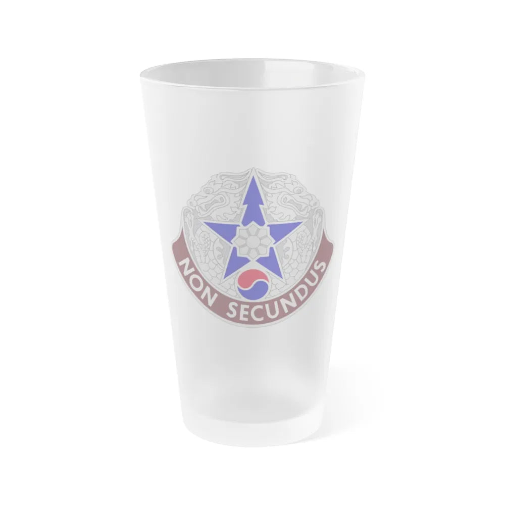 502 Field Hospital (U.S. Army) Frosted Pint Glass 16oz-Go Mug Yourself