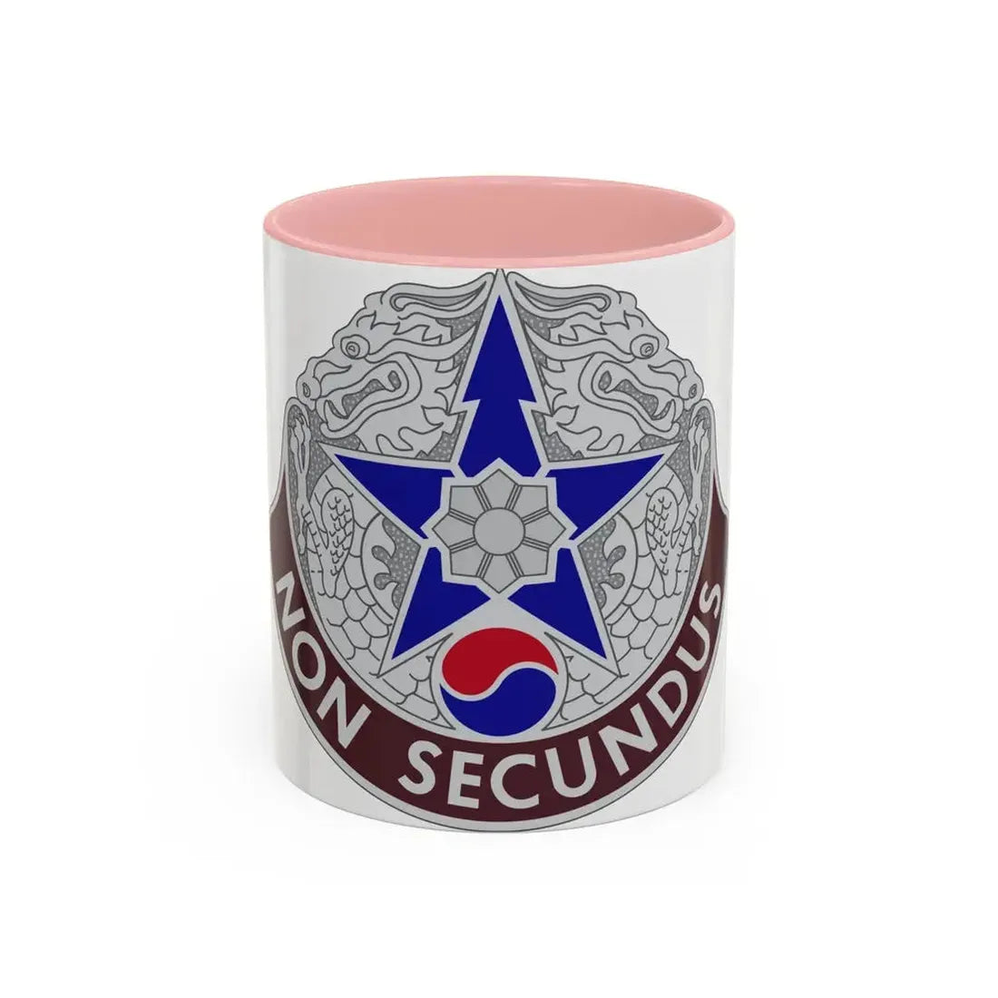 502 Field Hospital (U.S. Army) Accent Coffee Mug 11oz Pink - Go Mug Yourself