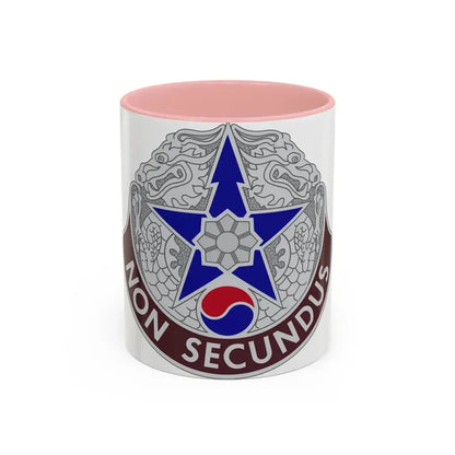502 Field Hospital (U.S. Army) Accent Coffee Mug 11oz Pink - Go Mug Yourself