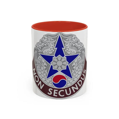 502 Field Hospital (U.S. Army) Accent Coffee Mug 11oz Red - Go Mug Yourself