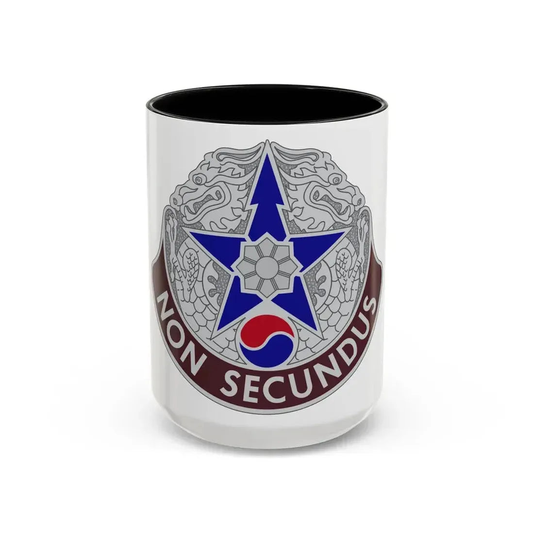 502 Field Hospital (U.S. Army) Accent Coffee Mug 15oz Black - Go Mug Yourself