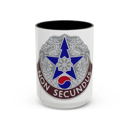 502 Field Hospital (U.S. Army) Accent Coffee Mug 15oz Black - Go Mug Yourself