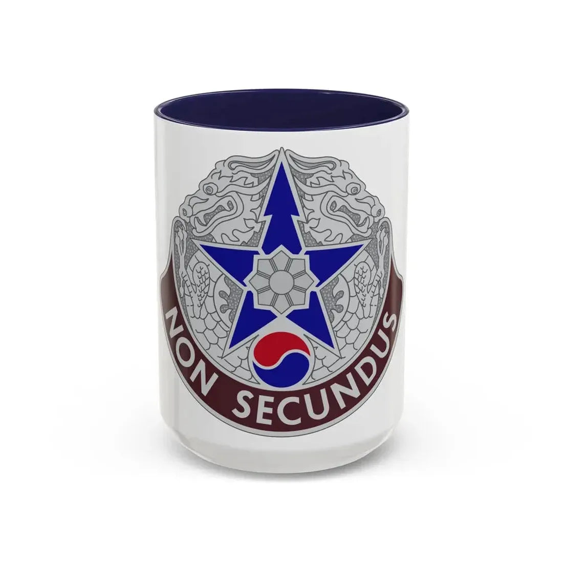 502 Field Hospital (U.S. Army) Accent Coffee Mug 15oz Navy - Go Mug Yourself