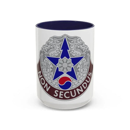 502 Field Hospital (U.S. Army) Accent Coffee Mug 15oz Navy - Go Mug Yourself