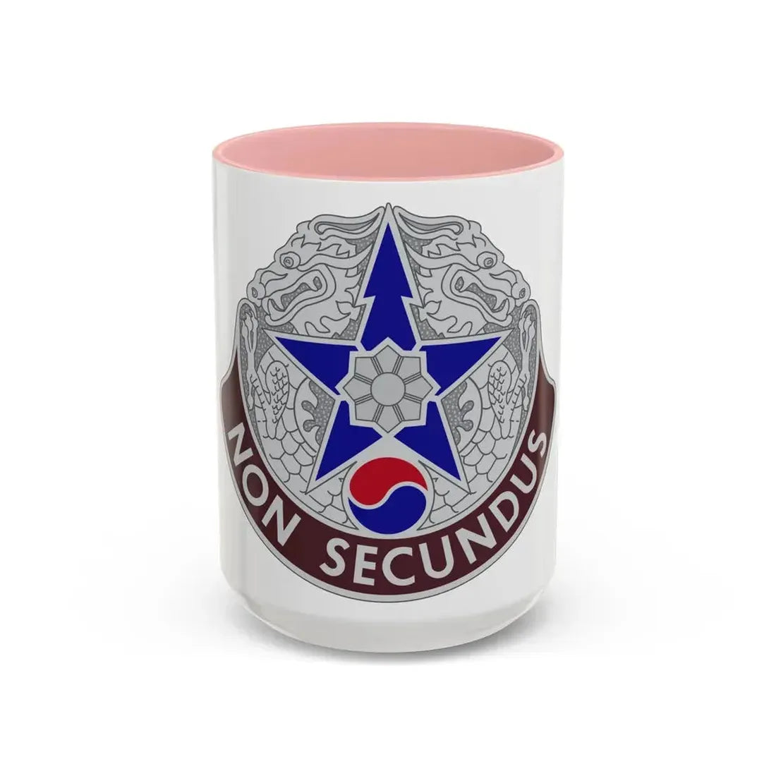 502 Field Hospital (U.S. Army) Accent Coffee Mug 15oz Pink - Go Mug Yourself