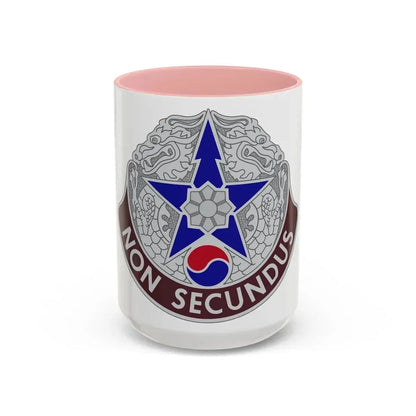 502 Field Hospital (U.S. Army) Accent Coffee Mug 15oz Pink - Go Mug Yourself
