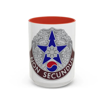 502 Field Hospital (U.S. Army) Accent Coffee Mug 15oz Red - Go Mug Yourself
