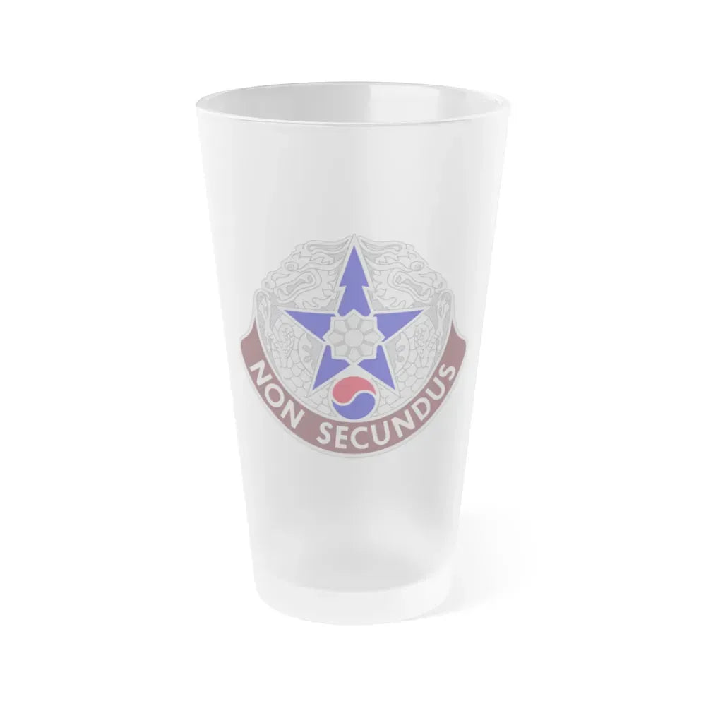 502 Field Hospital (U.S. Army) Frosted Pint Glass 16oz Default Title - Go Mug Yourself