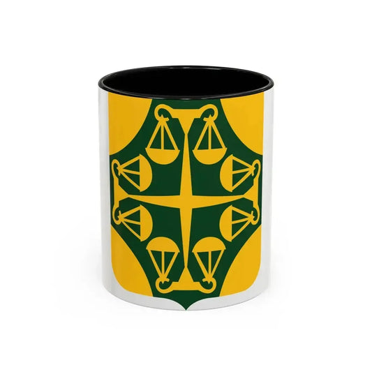 502 Military Police Battalion 2 (U.S. Army) Accent Coffee Mug 11oz Black - Go Mug Yourself