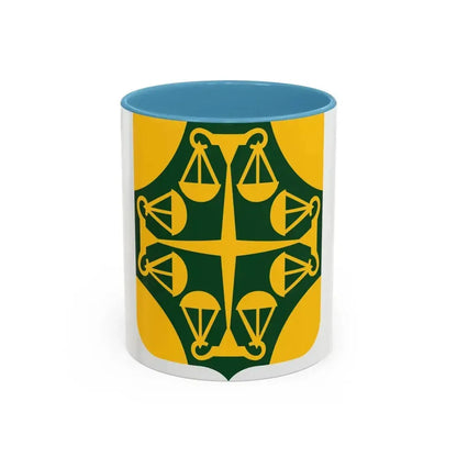502 Military Police Battalion 2 (U.S. Army) Accent Coffee Mug 11oz Light Blue - Go Mug Yourself