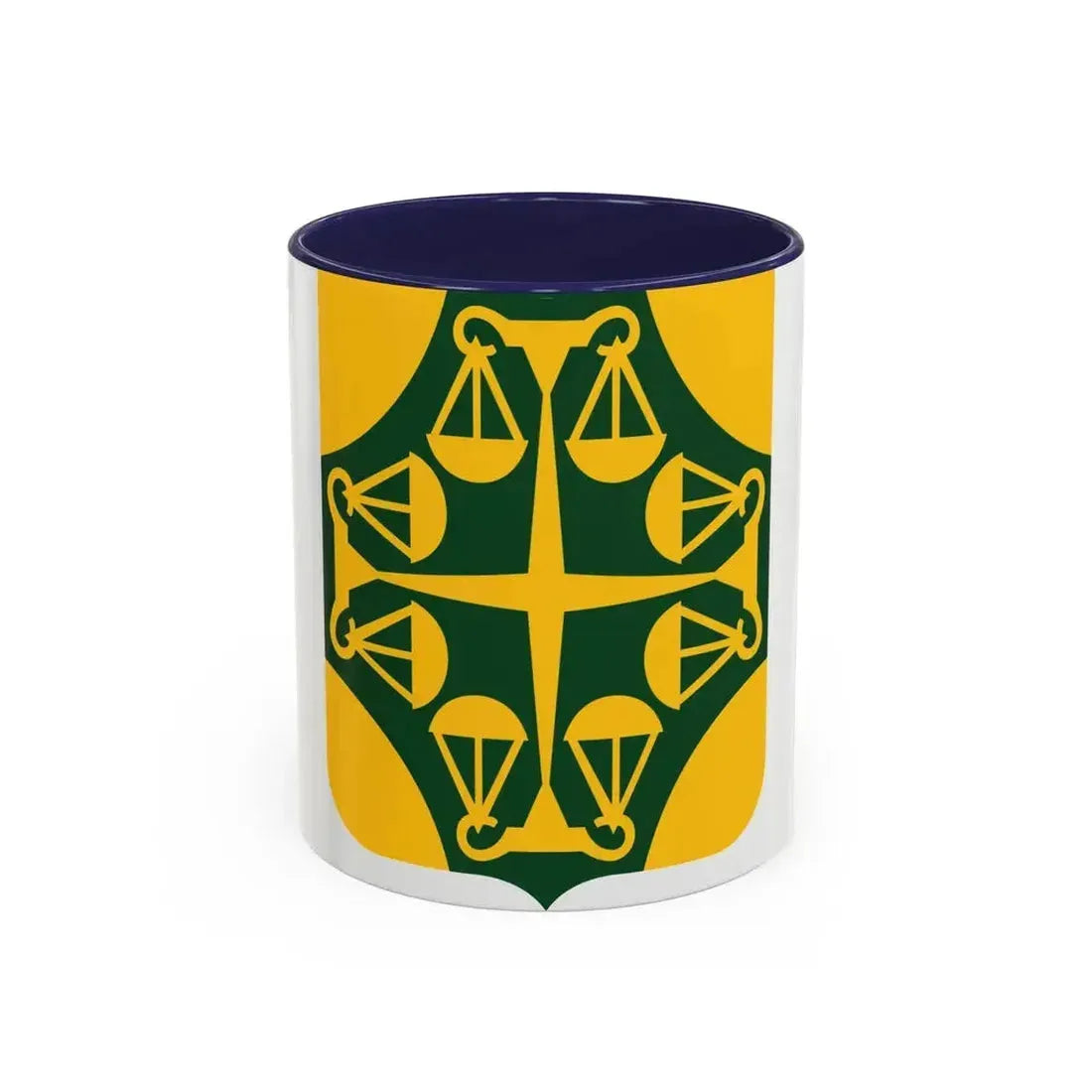 502 Military Police Battalion 2 (U.S. Army) Accent Coffee Mug 11oz Navy - Go Mug Yourself