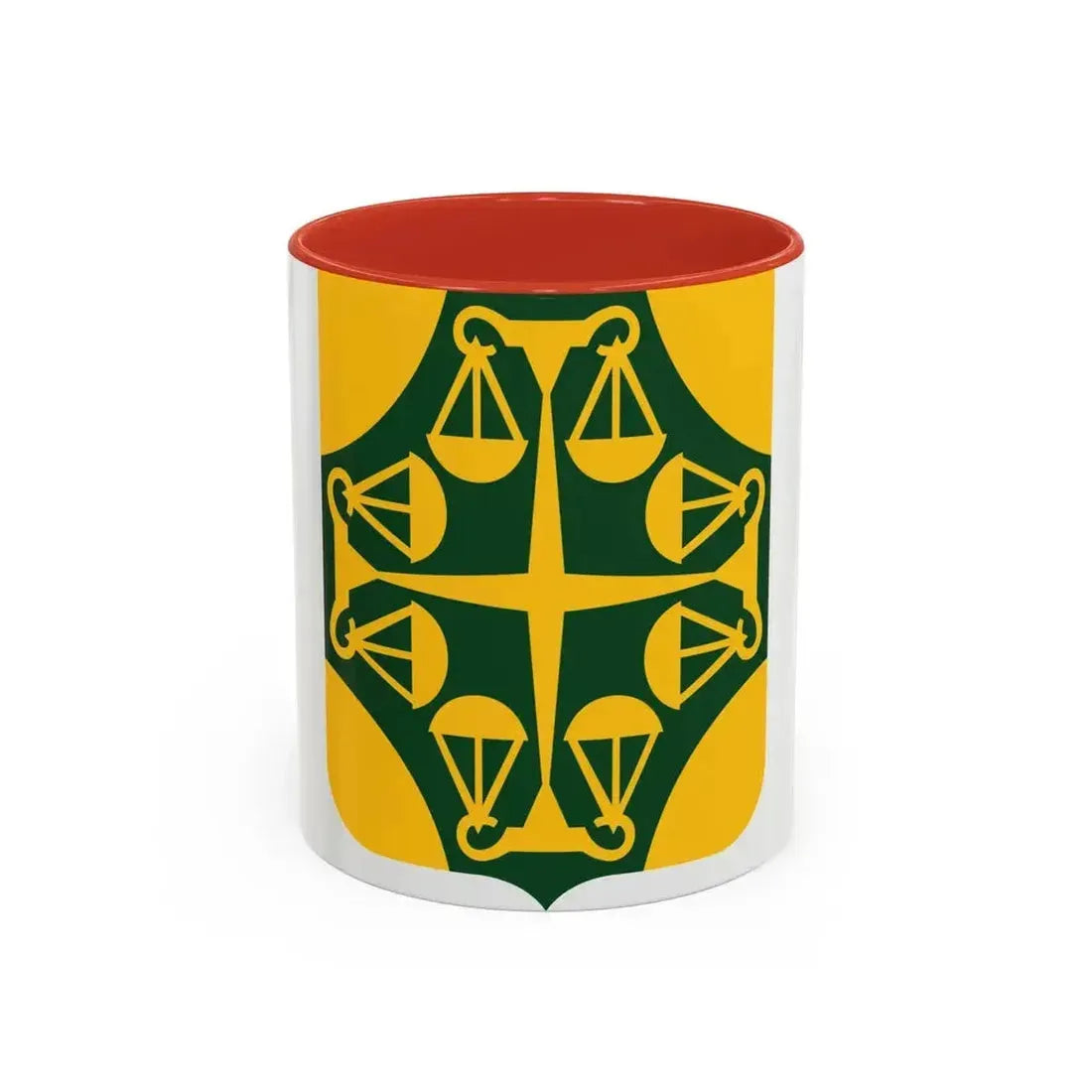 502 Military Police Battalion 2 (U.S. Army) Accent Coffee Mug 11oz Red - Go Mug Yourself