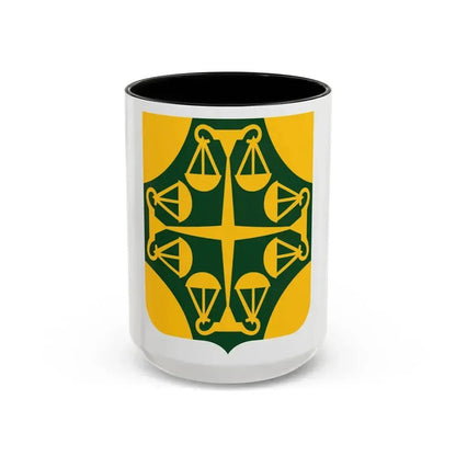 502 Military Police Battalion 2 (U.S. Army) Accent Coffee Mug 15oz Black - Go Mug Yourself