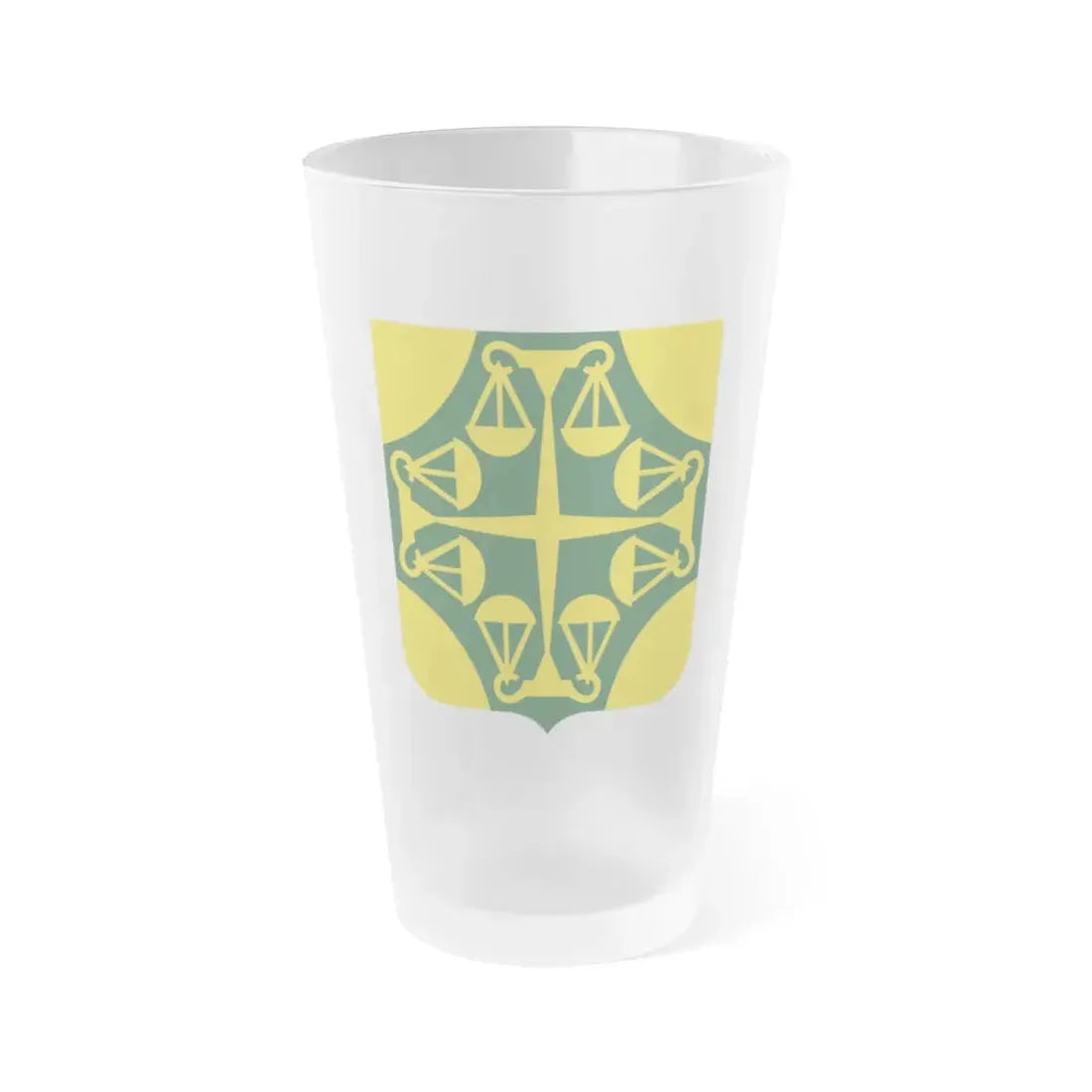 502 Military Police Battalion 2 (U.S. Army) Frosted Pint Glass 16oz Default Title - Go Mug Yourself