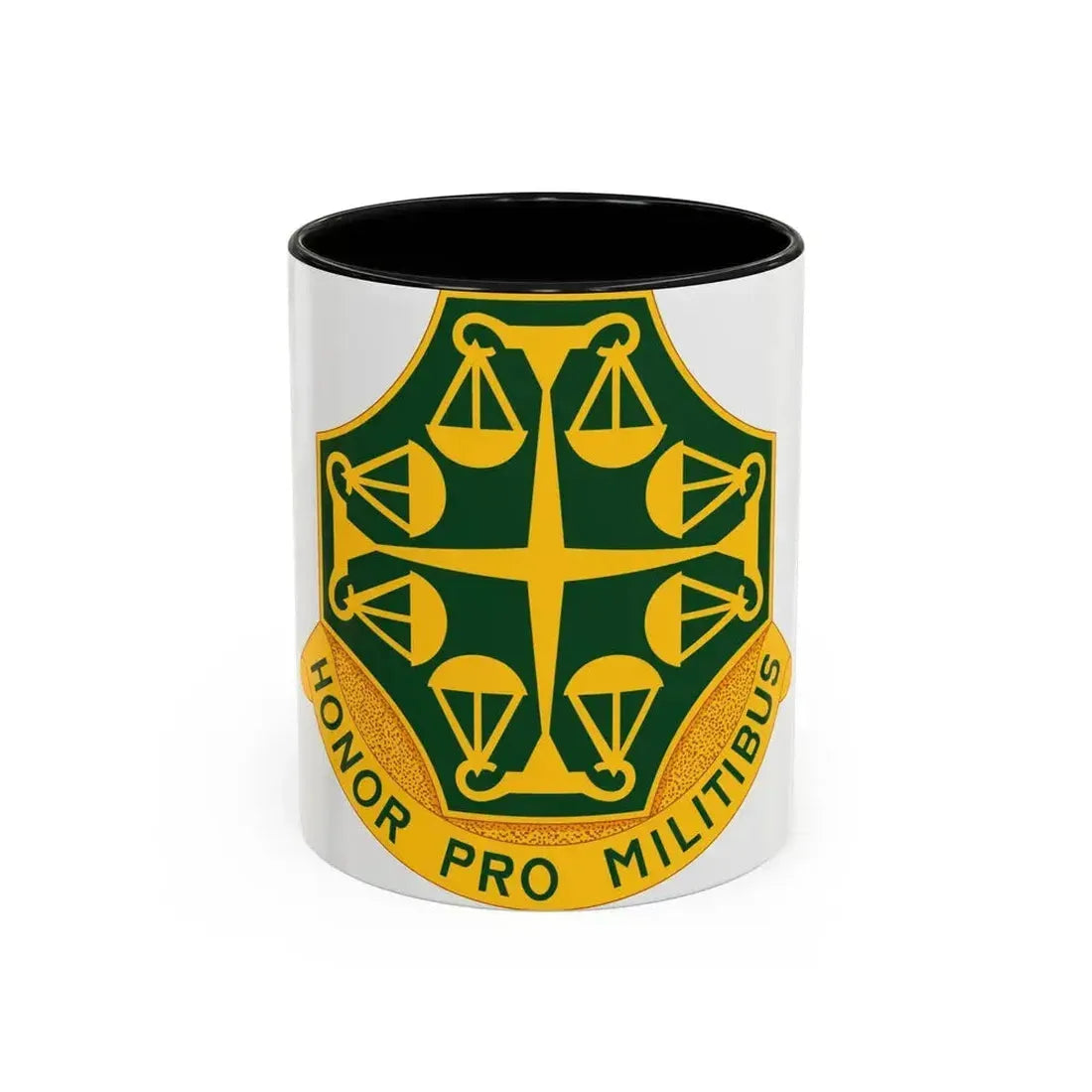 502 Military Police Battalion (U.S. Army) Accent Coffee Mug 11oz Black - Go Mug Yourself