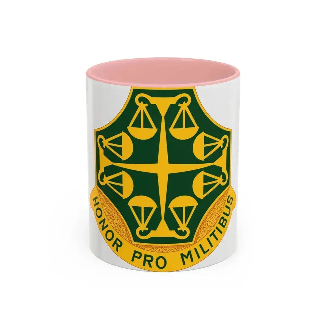 502 Military Police Battalion (U.S. Army) Accent Coffee Mug 11oz Pink - Go Mug Yourself