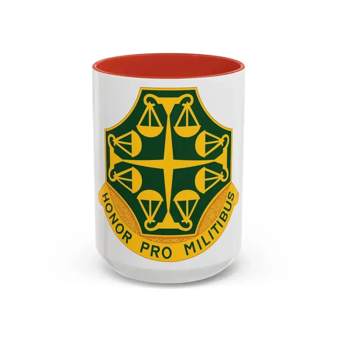 502 Military Police Battalion (U.S. Army) Accent Coffee Mug 15oz Red - Go Mug Yourself