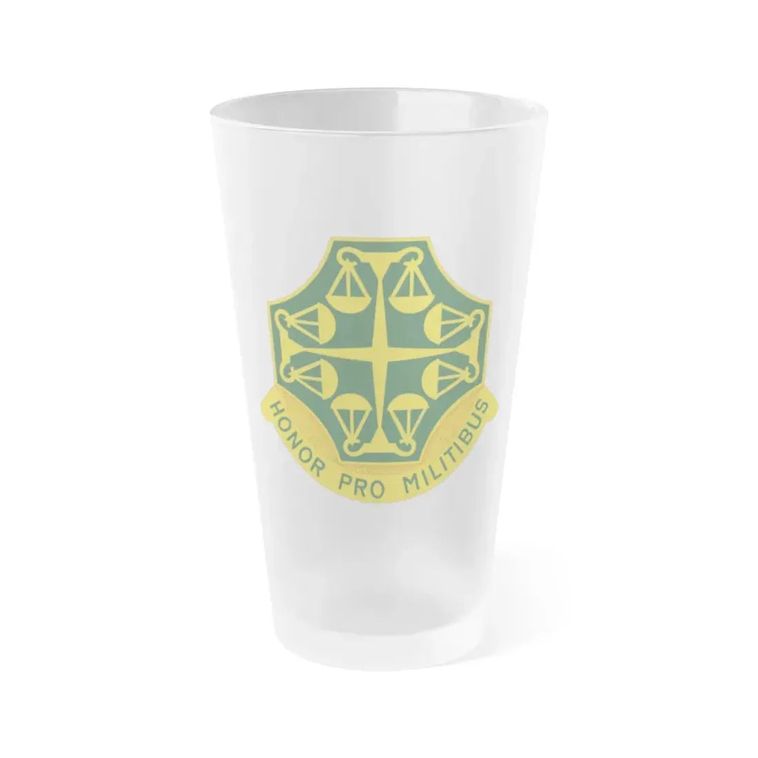 502 Military Police Battalion (U.S. Army) Frosted Pint Glass 16oz Default Title - Go Mug Yourself